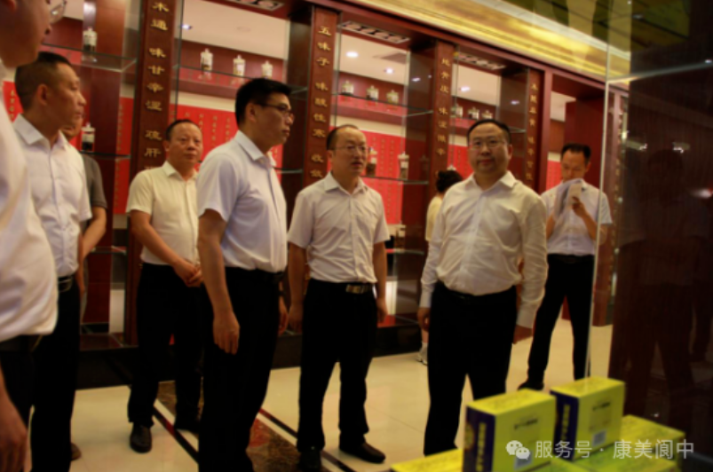 南充市委常委王毅一行调研康美药业阆中生产基地 强调推动产品准入与产�